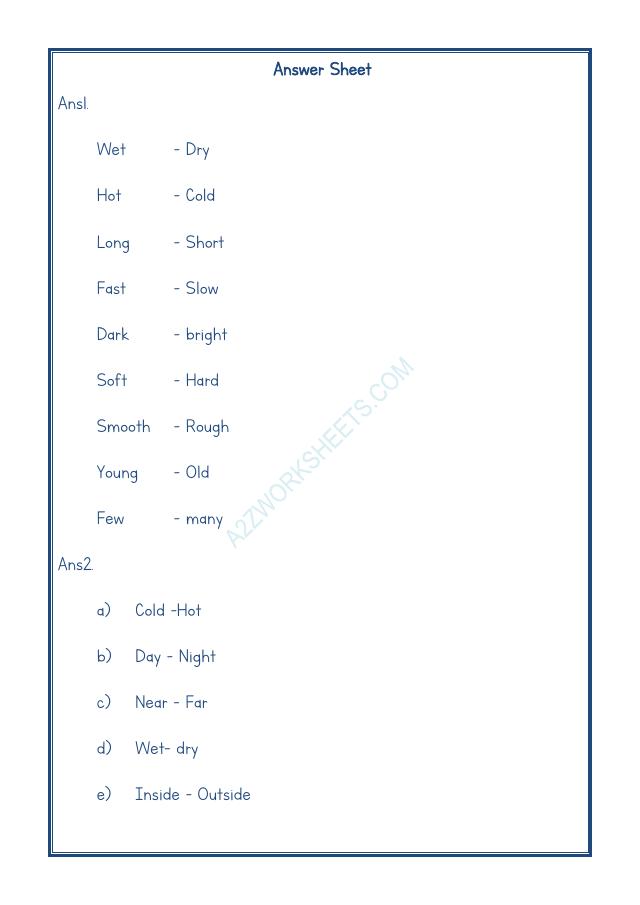 A2ZWorksheets:English-Grammar-Opposite Word-03