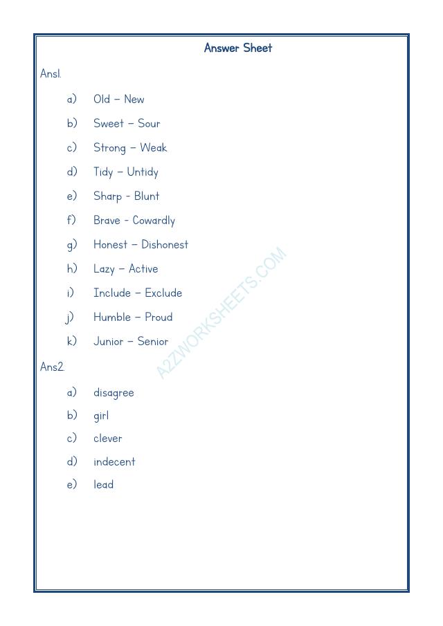 A2ZWorksheets:English-Grammar-Antonyms-01