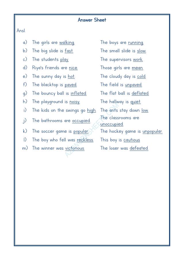 A2ZWorksheets:English-Grammar-Antonyms-05