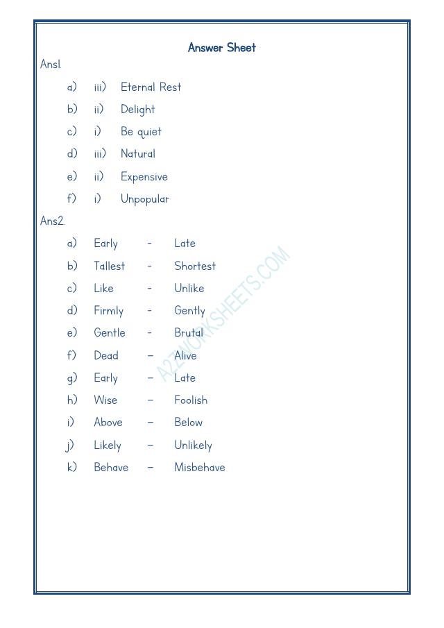 A2ZWorksheets:English-Grammar-Class-V-Antonyms-11