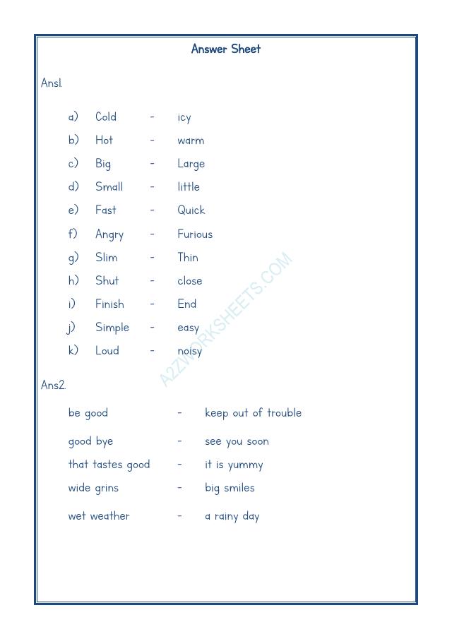 A2ZWorksheets:English-Grammar-Synonyms-01