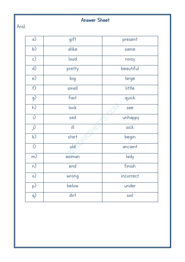A2ZWorksheets:English-Grammar-Synonyms-03