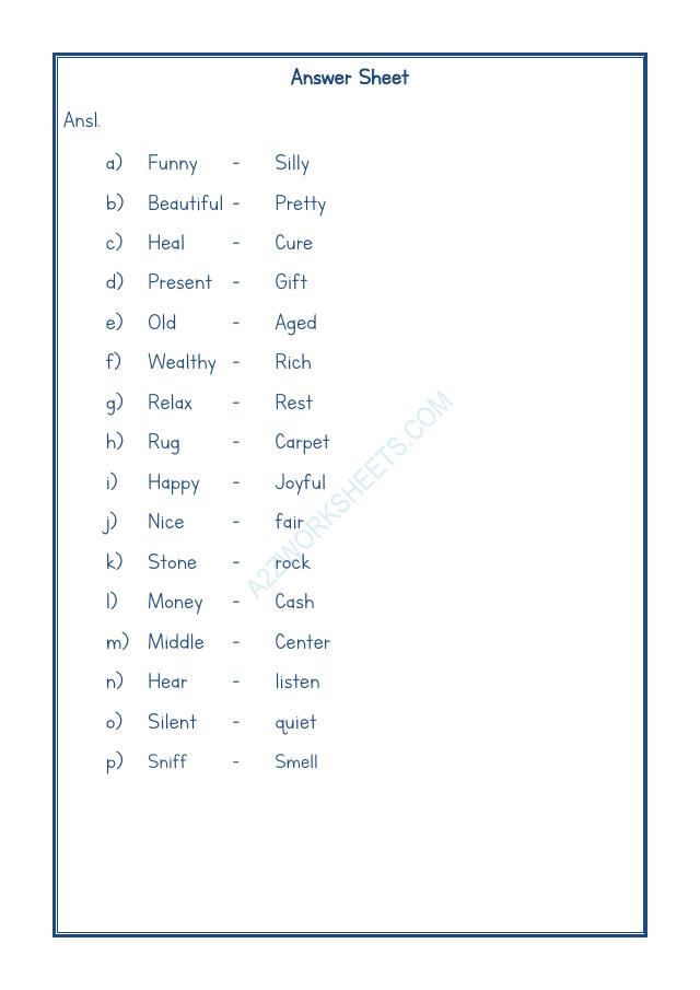 A2ZWorksheets:English-Grammar-Synonyms-05