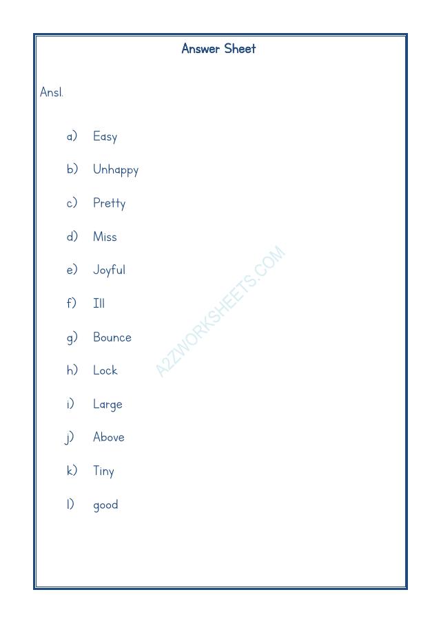 A2ZWorksheets:English-Grammar-Synonyms-08