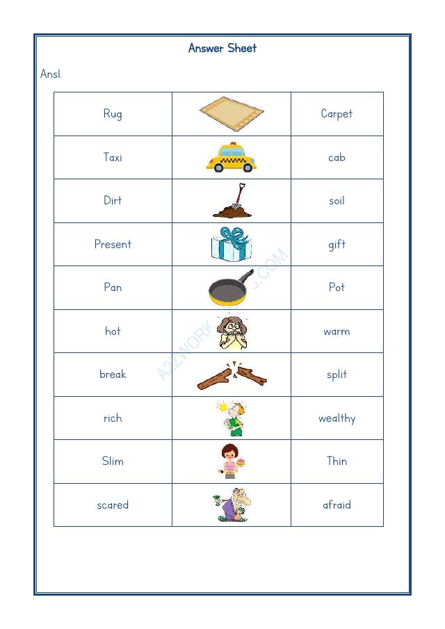 A2ZWorksheets:English-Grammar-Synonyms-08