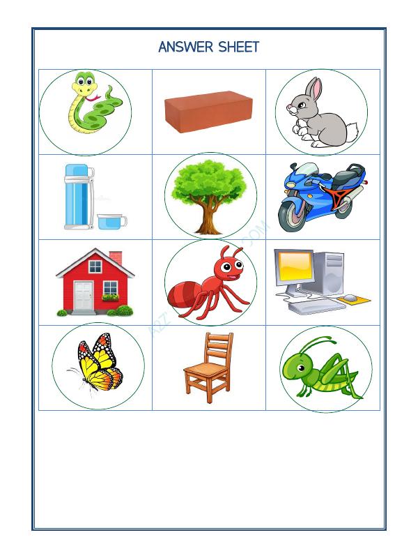 A2ZWorksheets:Science-Plants and Living Organisms-Living Things-02