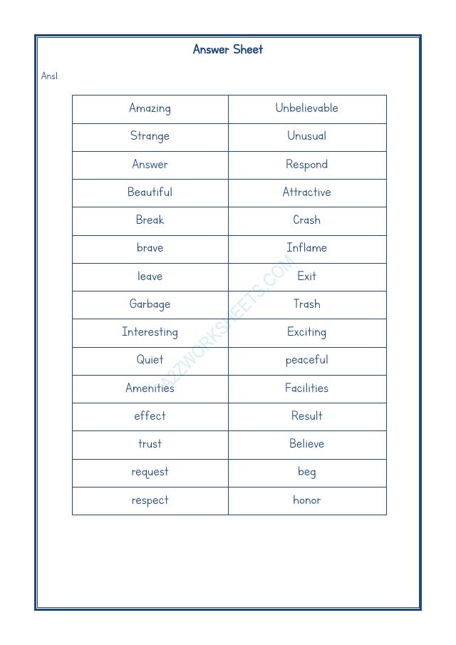 A2ZWorksheets:English-Grammar-Synonyms-08