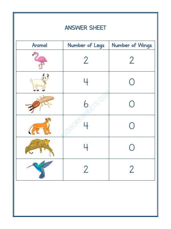 A2ZWorksheets:Science-Animals-Animal - Legs And Wings-06