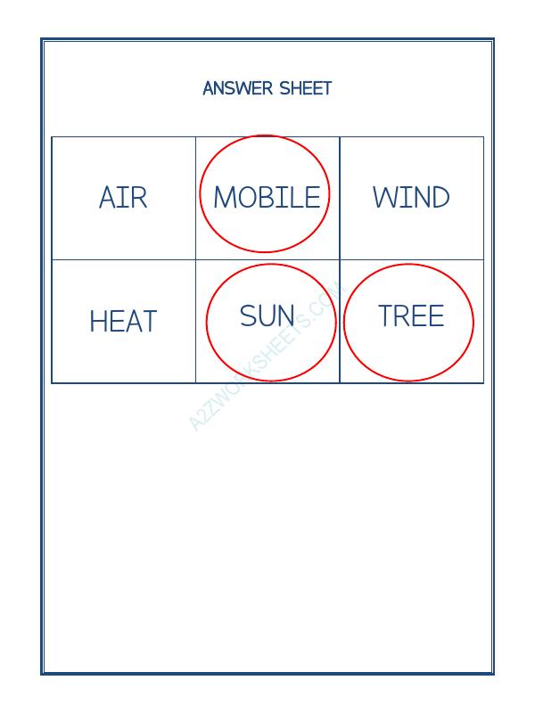 A2ZWorksheets:Science-Humans-Our Sense Organs-04