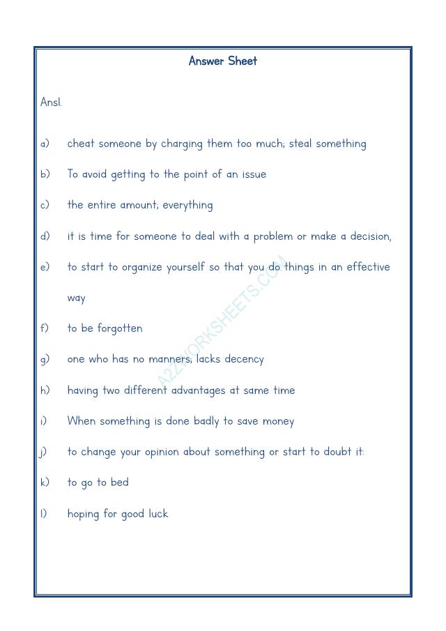 A2ZWorksheets:English-Reading-Idioms And Phrases-09