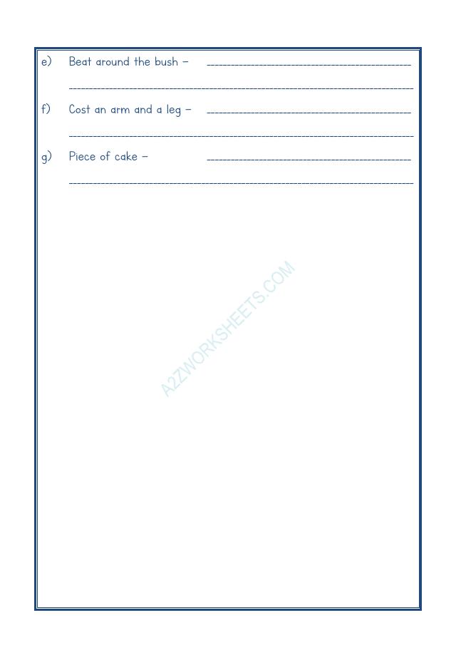 A2ZWorksheets:English-Reading-Idioms And Phrases-06