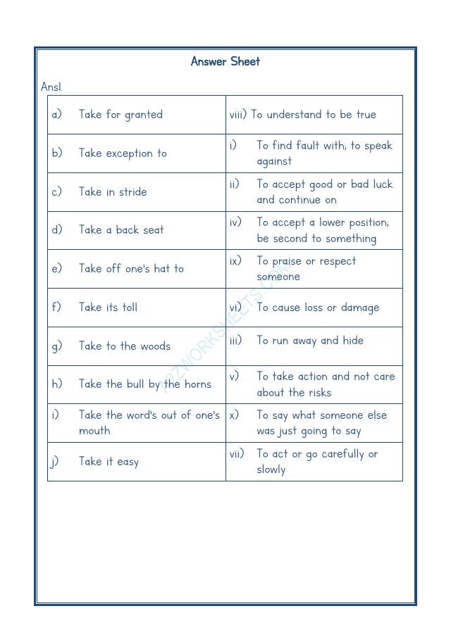 A2ZWorksheets:English-Reading-Idioms And Phrases-02