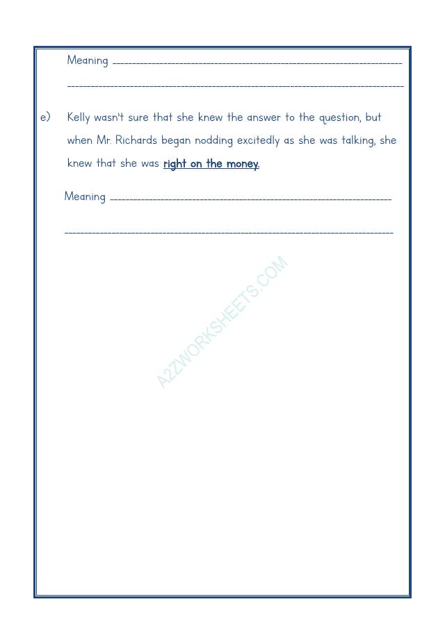 A2ZWorksheets:English-Reading-Idioms And Phrases-05