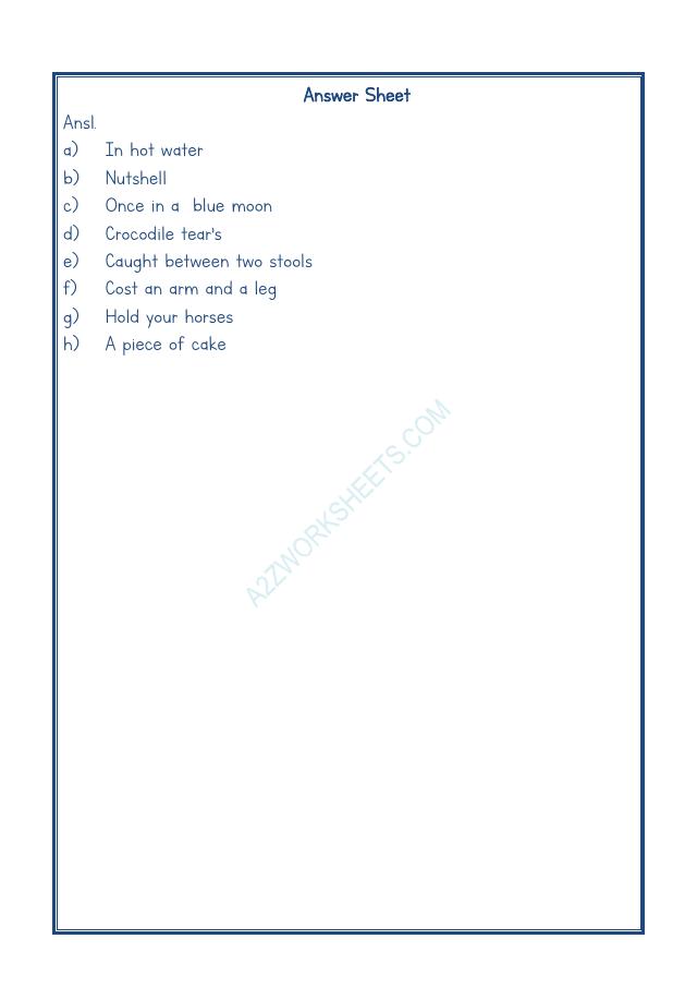 A2ZWorksheets:English-Reading-Idioms And Phrases-07