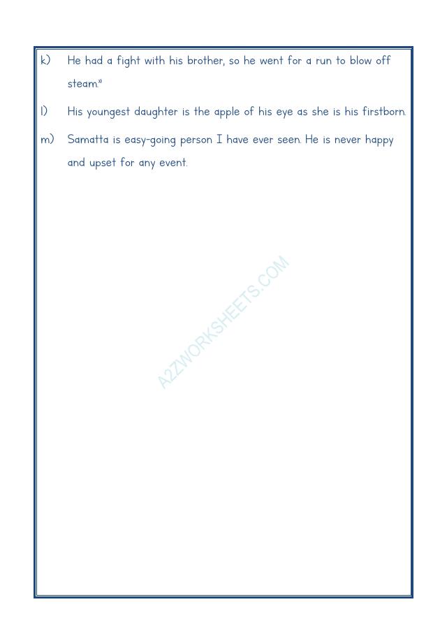 A2ZWorksheets:English-Reading-Idioms And Phrases-09