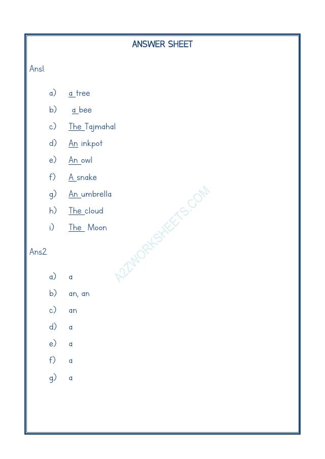 A2ZWorksheets:English-Grammar-Articles-01