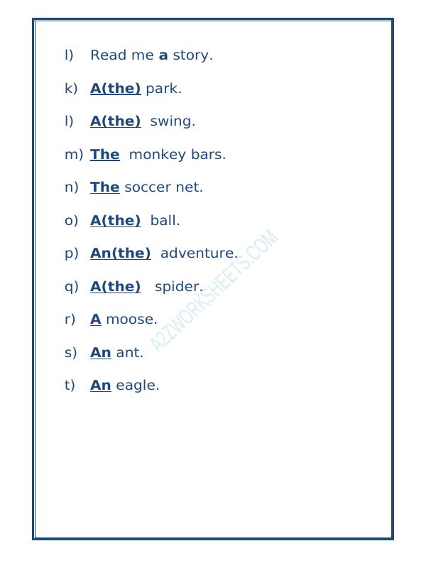 A2ZWorksheets:English-Grammar-Articles-05