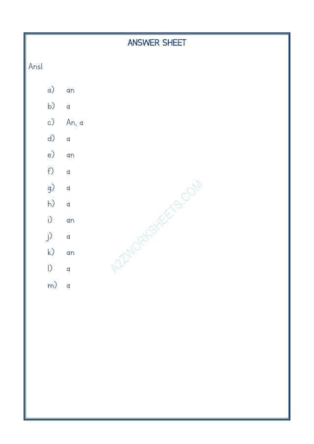 A2ZWorksheets:English-Grammar-Articles-10