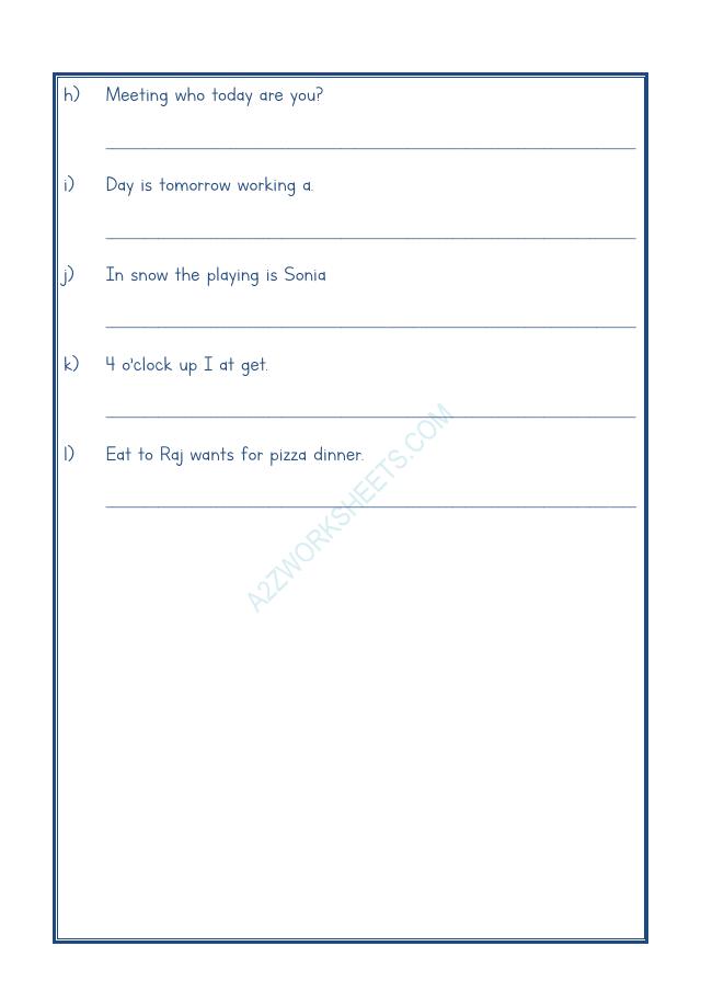 A2ZWorksheets:English-Grammar-Jumbled Words-07