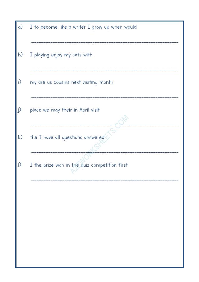 A2ZWorksheets:English-Grammar-Jumbled Words-01