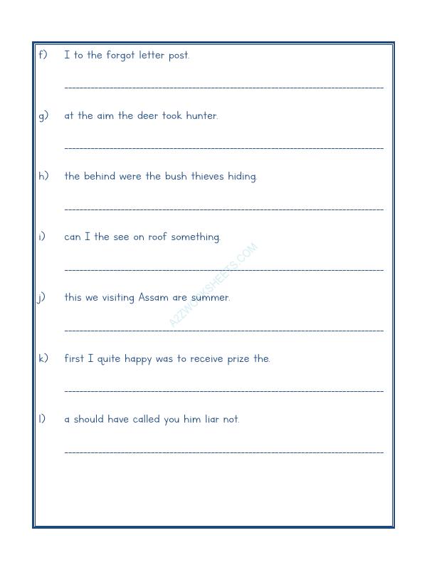 A2ZWorksheets:English-Grammar-Jumbled Words-01