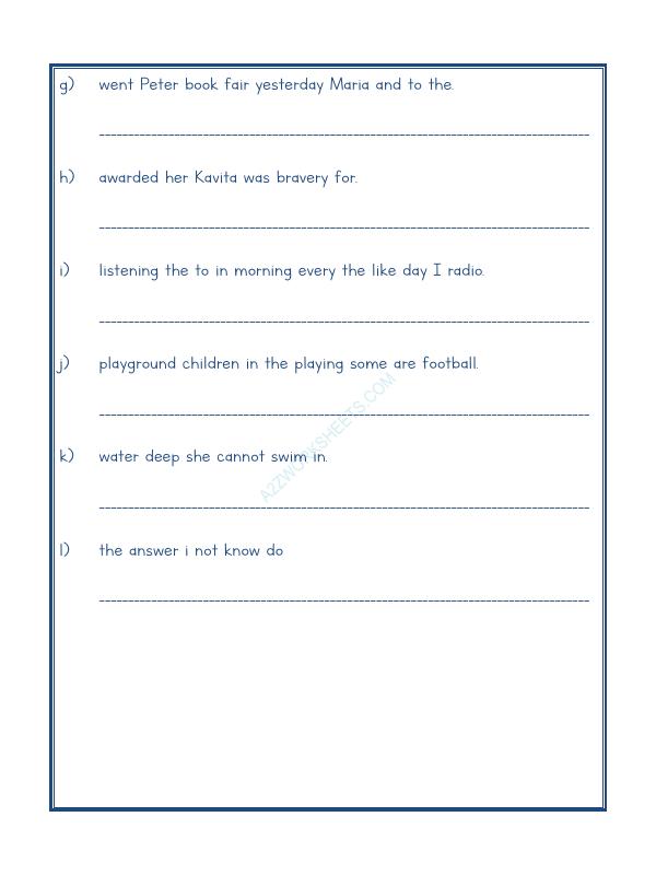 A2ZWorksheets:English-Grammar-Jumbled Words-07
