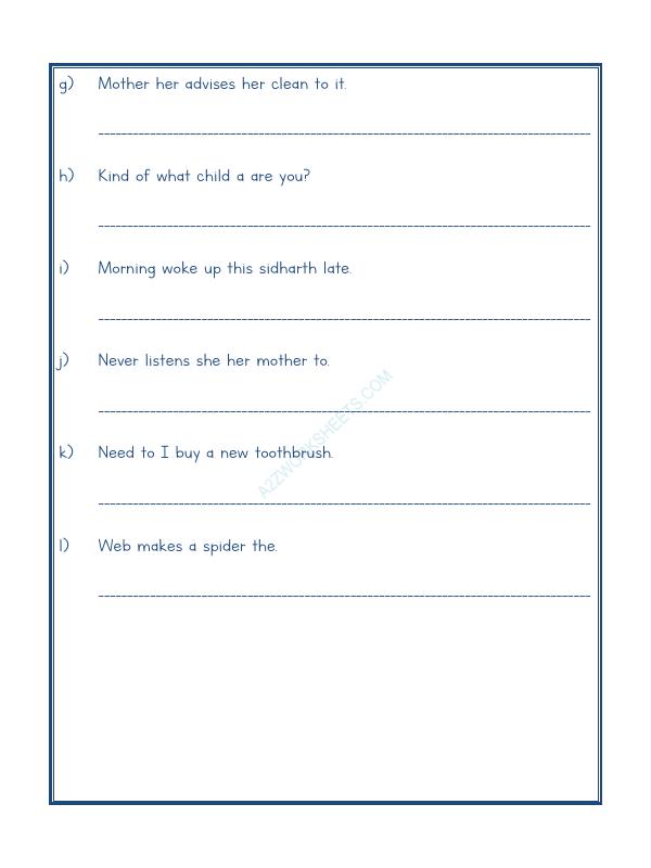 A2ZWorksheets:English-Grammar-Jumbled Words-06