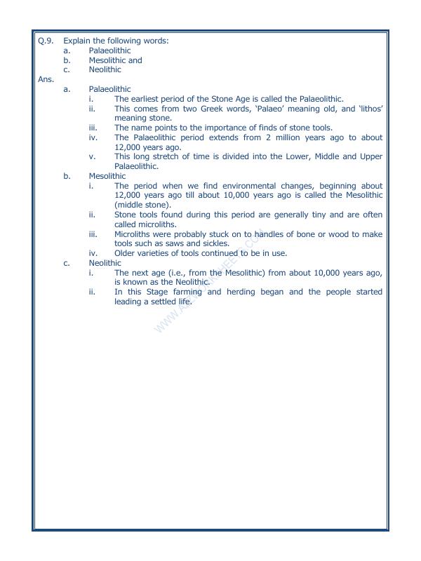 A2ZWorksheets:General Awareness-Our History and Heritage-On The Trial Of The Earliest People-10
