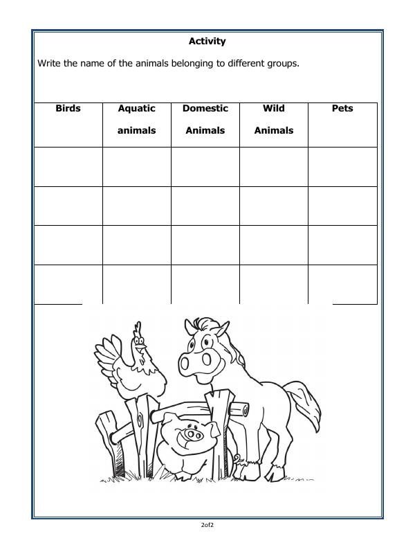 A2ZWorksheets:Science-Animals-Animals -02