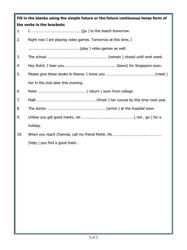 A2ZWorksheets:English-Grammar-Tenses-06