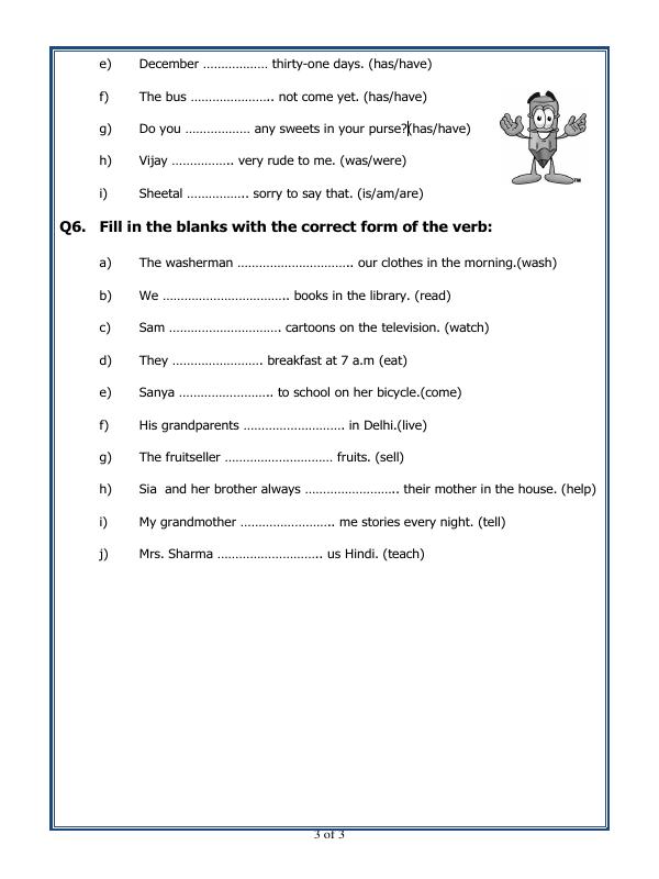 A2ZWorksheets:English-Grammar-Verbs-03