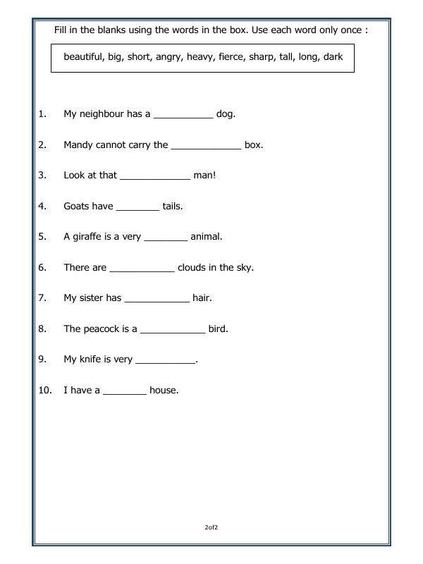A2ZWorksheets:English-Grammar-Naming Words-02
