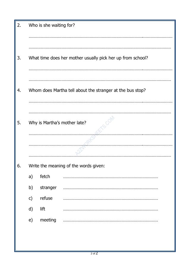 A2ZWorksheets:English-Reading-Comprehension Passage-34