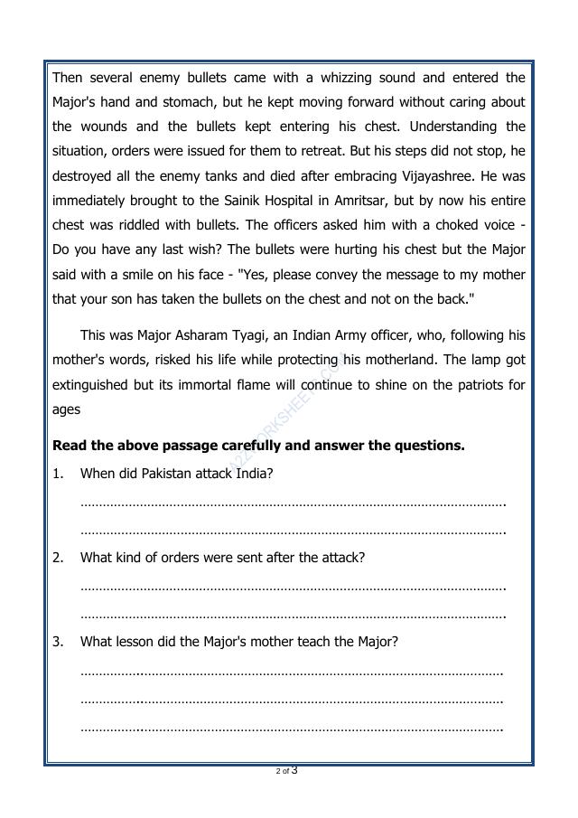 A2ZWorksheets:English-Reading-Comprehension Passage-55