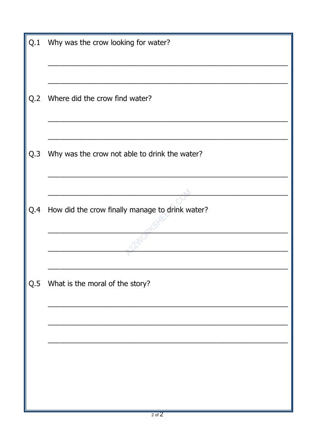 A2ZWorksheets:English-Reading-Comprehension Passage-42