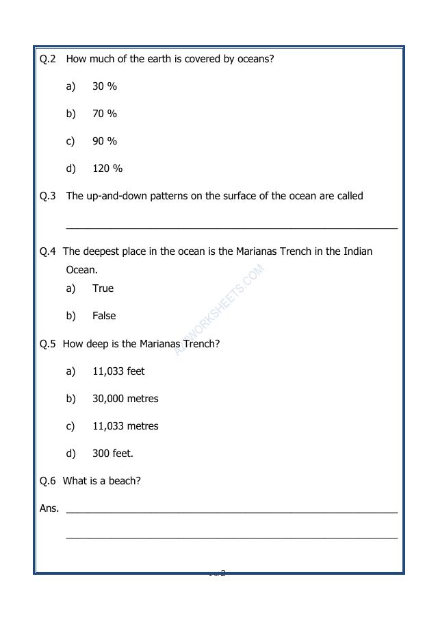 A2ZWorksheets:English-Reading-Comprehension Passage-56
