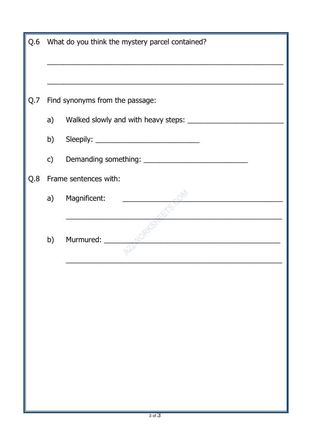 A2ZWorksheets:English-Reading-Comprehension Passage-48