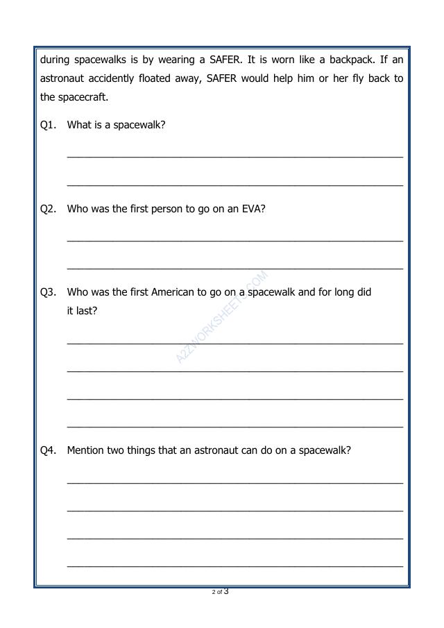 A2ZWorksheets:English-Reading-Comprehension Passage-49