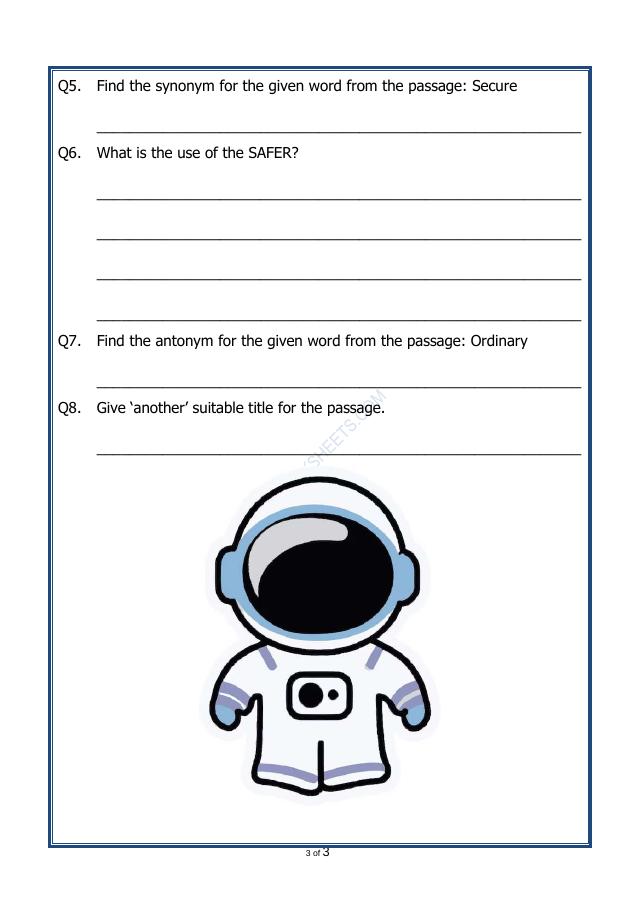 A2ZWorksheets:English-Reading-Comprehension Passage-49