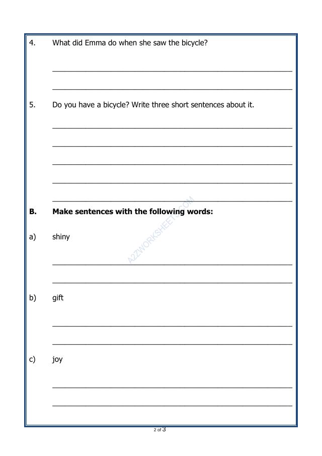 A2ZWorksheets:English-Reading-Comprehension Passage-57