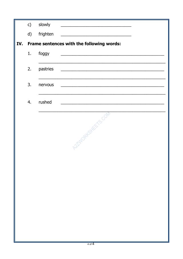 A2ZWorksheets:English-Reading-Comprehension Passage-40