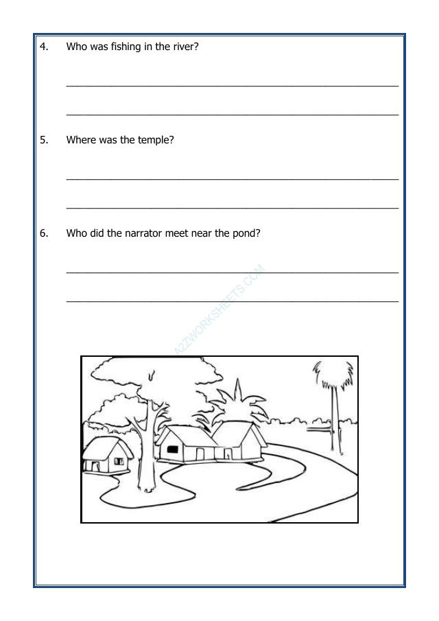 A2ZWorksheets:Science-Humans-Tour Around My Village