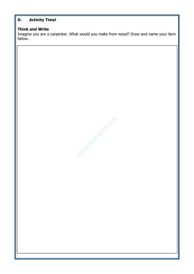 A2ZWorksheets:Science-Environment And Our Surroundings-How Things Are Made