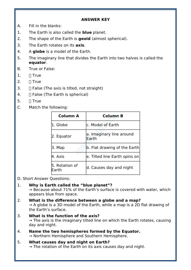 A2ZWorksheets:Science-Planets-Know Your Planet-04