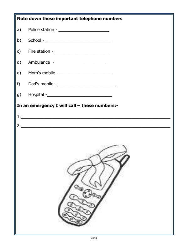 A2ZWorksheets:General Awareness-My Home and Places in Our Neighbourhood-Neighbourhood