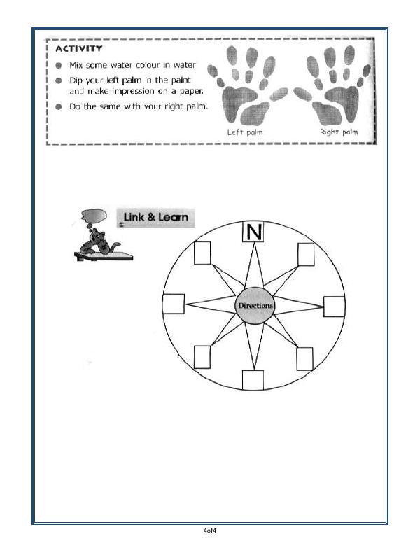 A2ZWorksheets:General Awareness-Maps and Directions-Directions And Maps