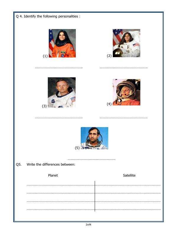 A2ZWorksheets:General Awareness-Solar System and Our Universe-Universe