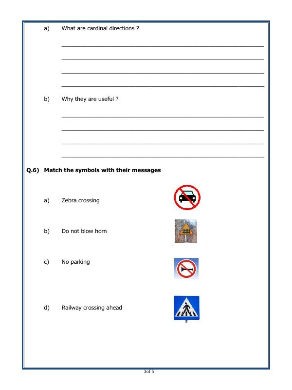 A2ZWorksheets:General Awareness-Maps and Directions-Globes And Maps