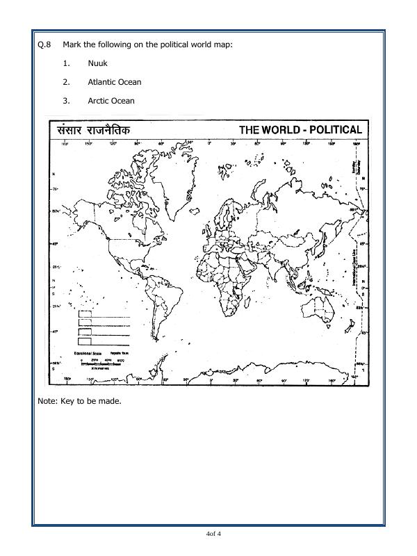 A2ZWorksheets:General Awareness-Geographical Features-The Tundra Region