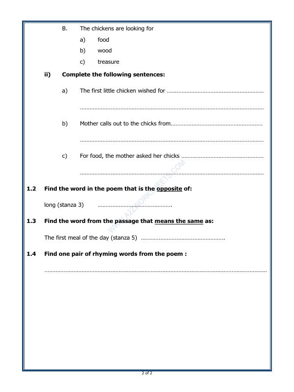 A2ZWorksheets:English-Reading-Comprehension Passage-08